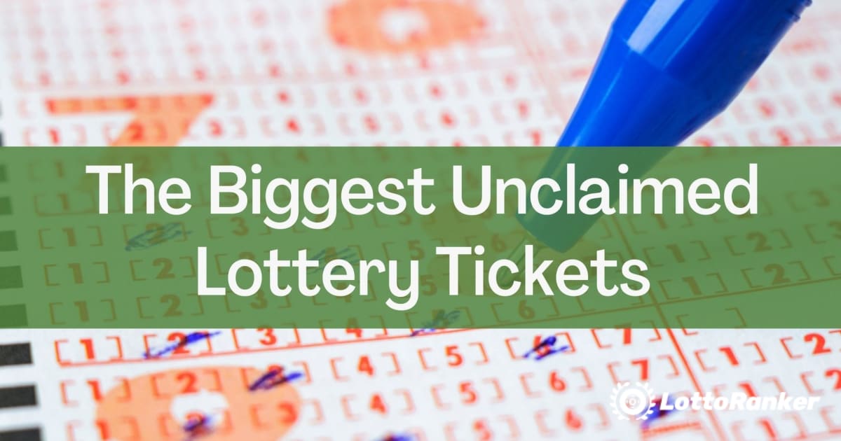 Największe nieodebrane bilety na loterię
