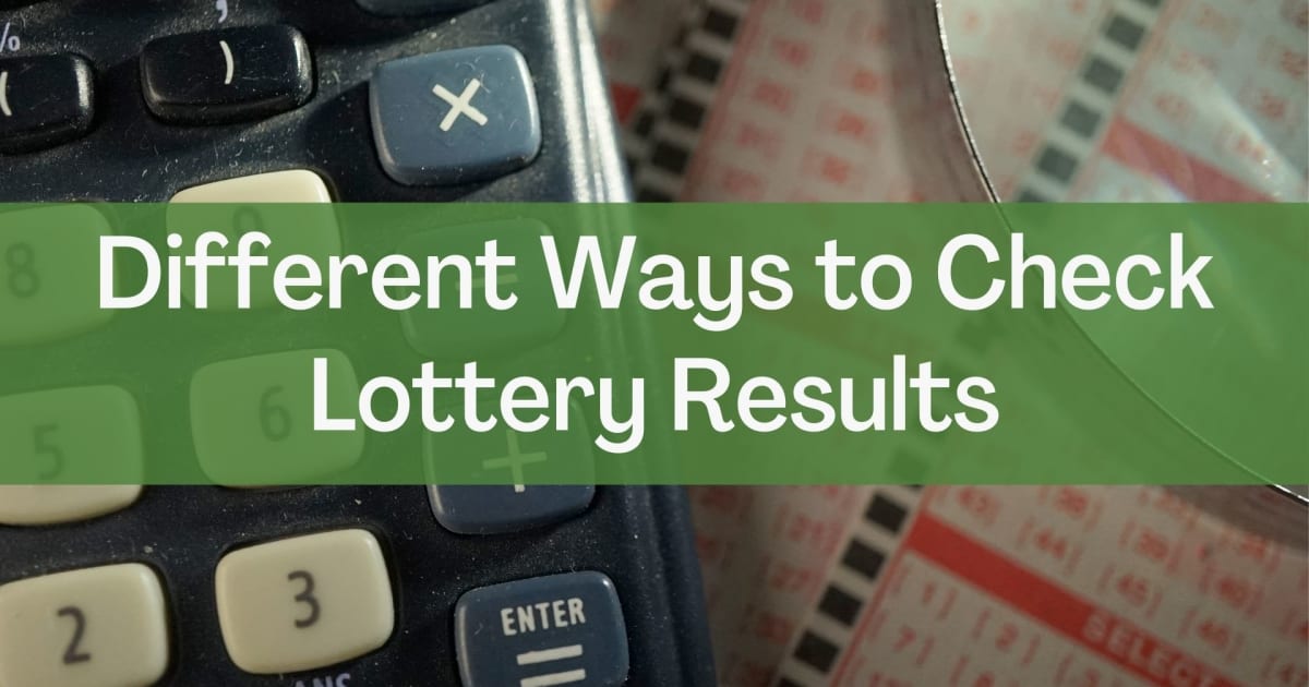 Różne sposoby sprawdzania wyników loterii